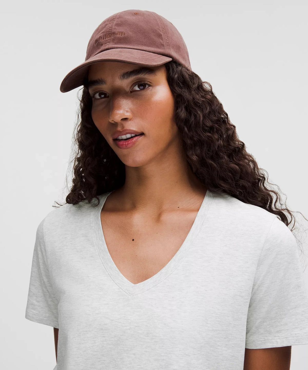 Camiseta con cuello en V