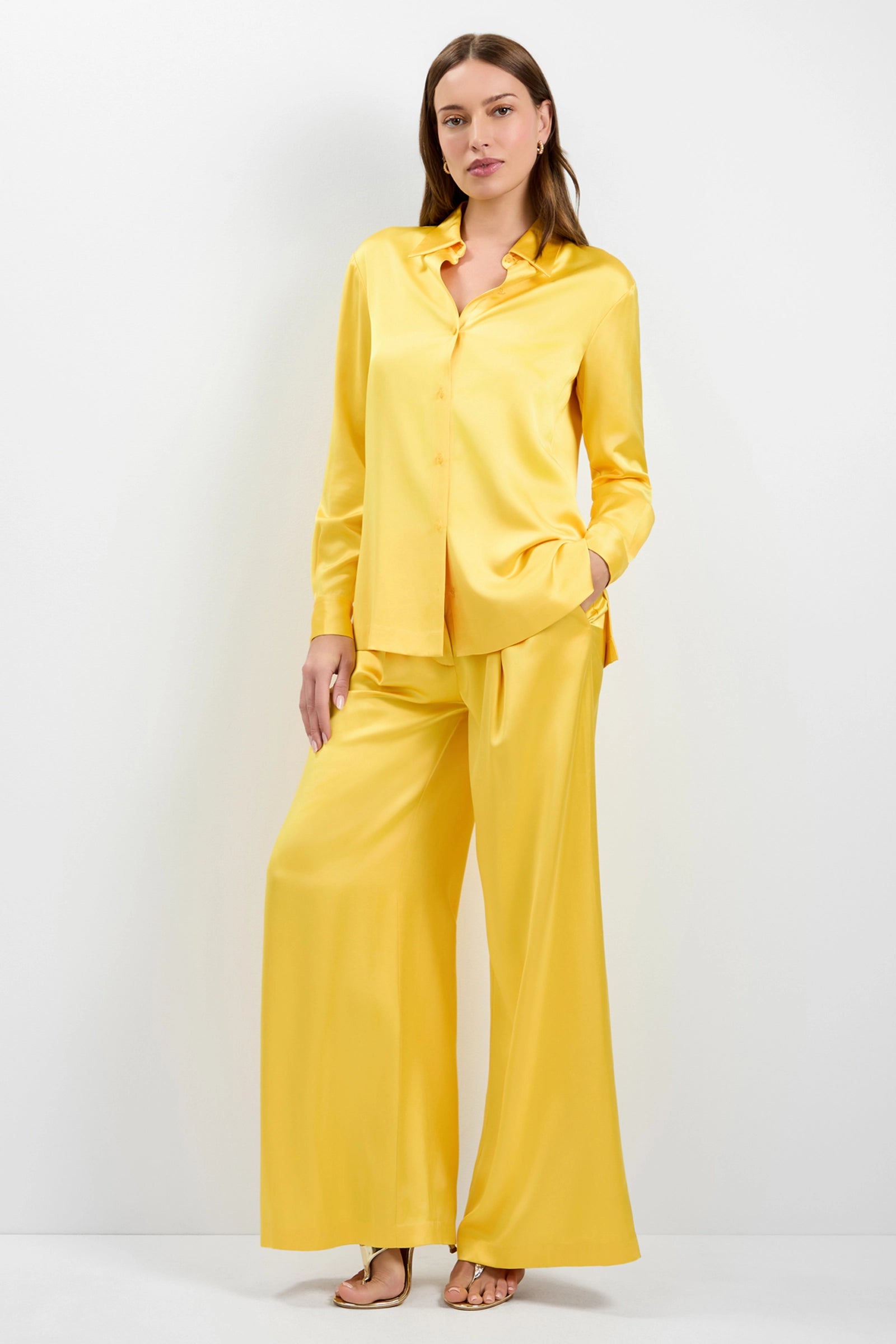 Pantalón de satén