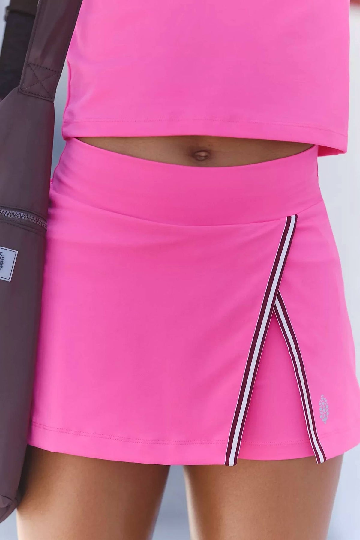 Falda pantalón color rosado