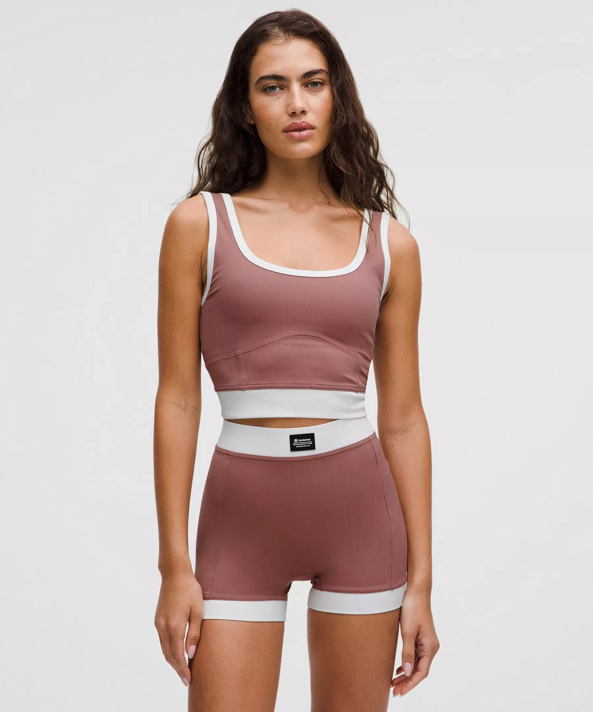 Camiseta sin mangas con tejido acanalado