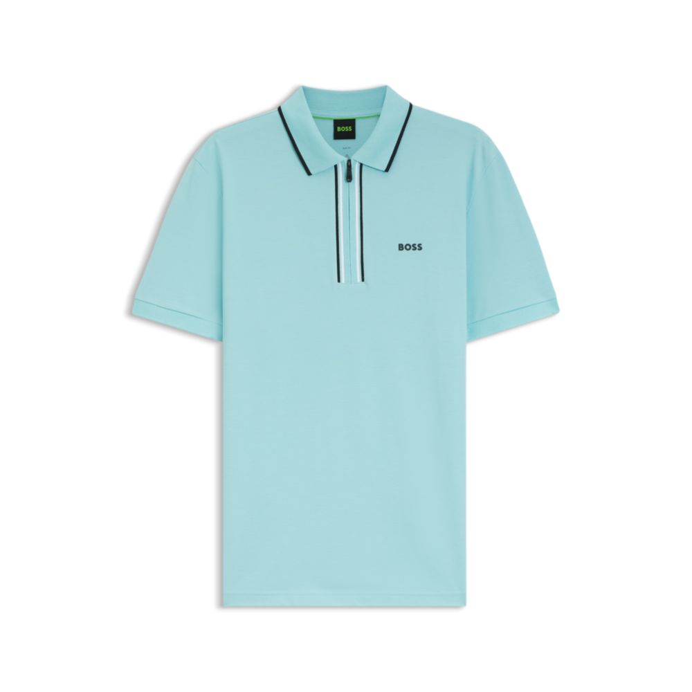 Polo de algodón de corte ajustado