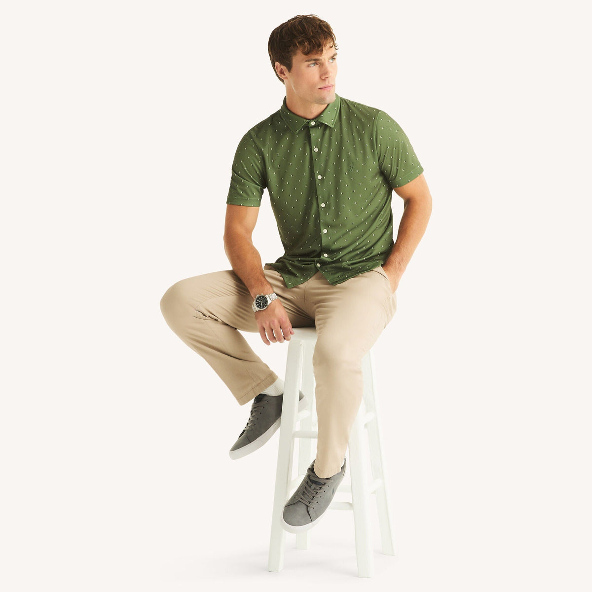 Polo de hombre con estampado
