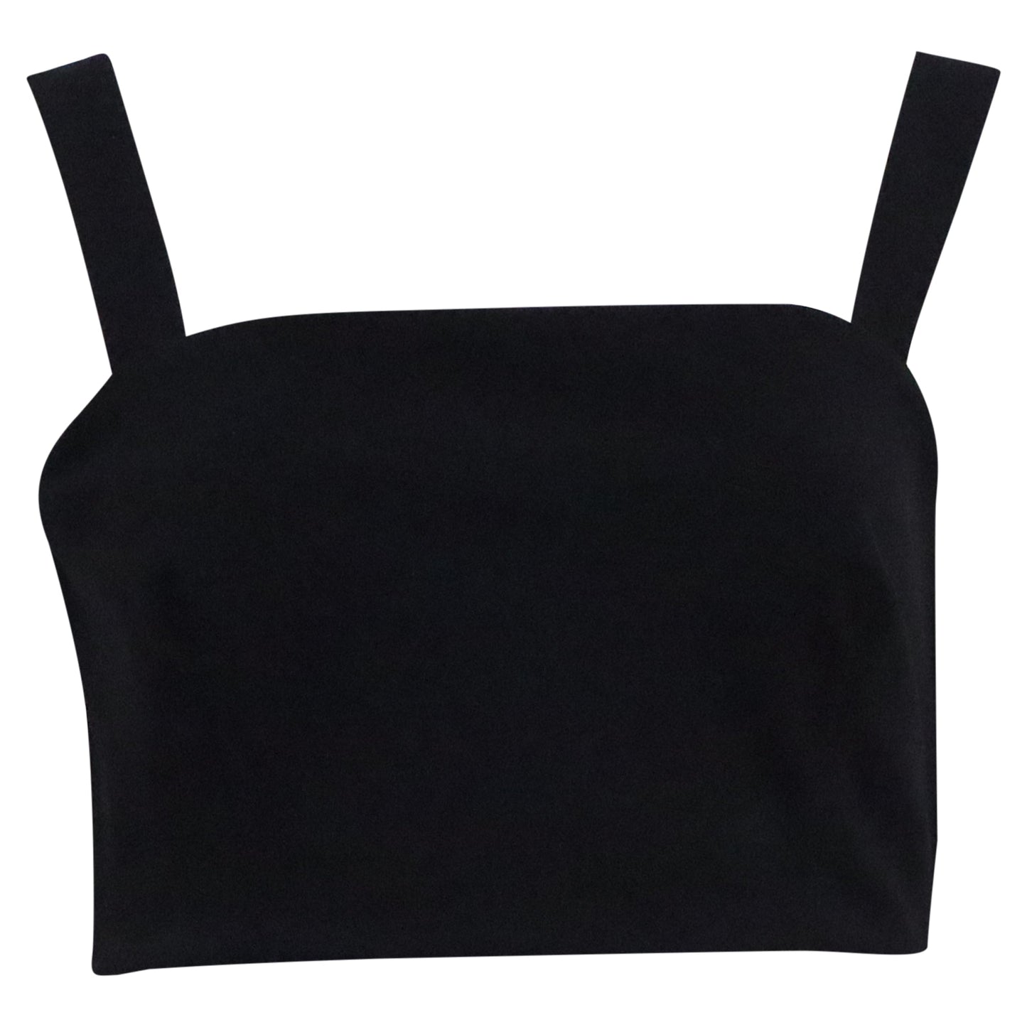 Top sin mangas color negro
