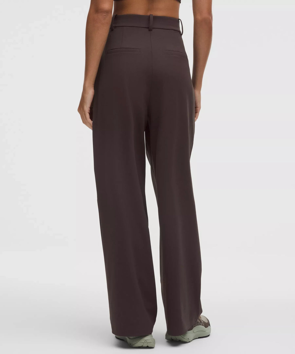 Pantalón de pierna ancha de tiro alto
