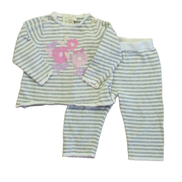 Conjunto de ropa para niña color blanco y gris