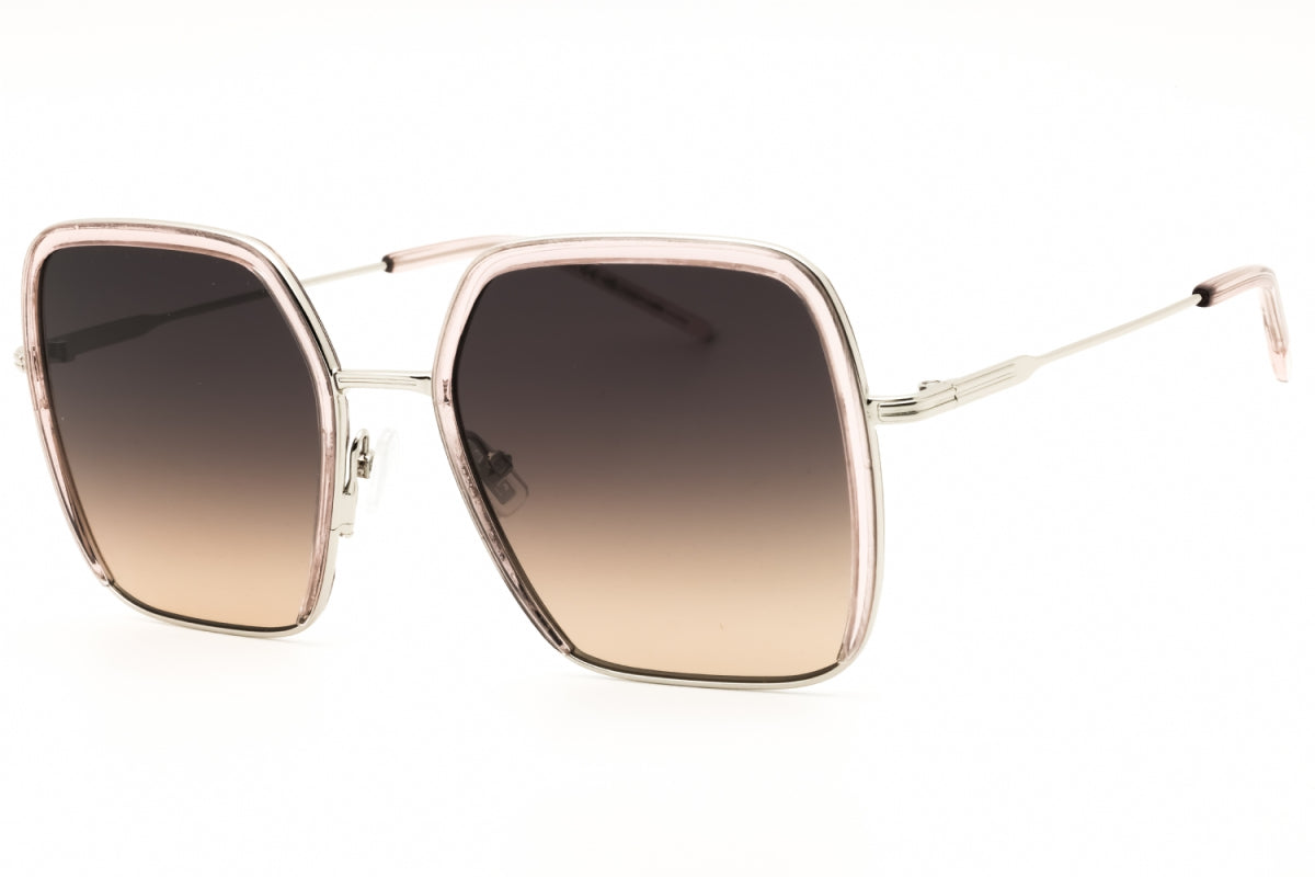 Gafas color gris y café y rosado