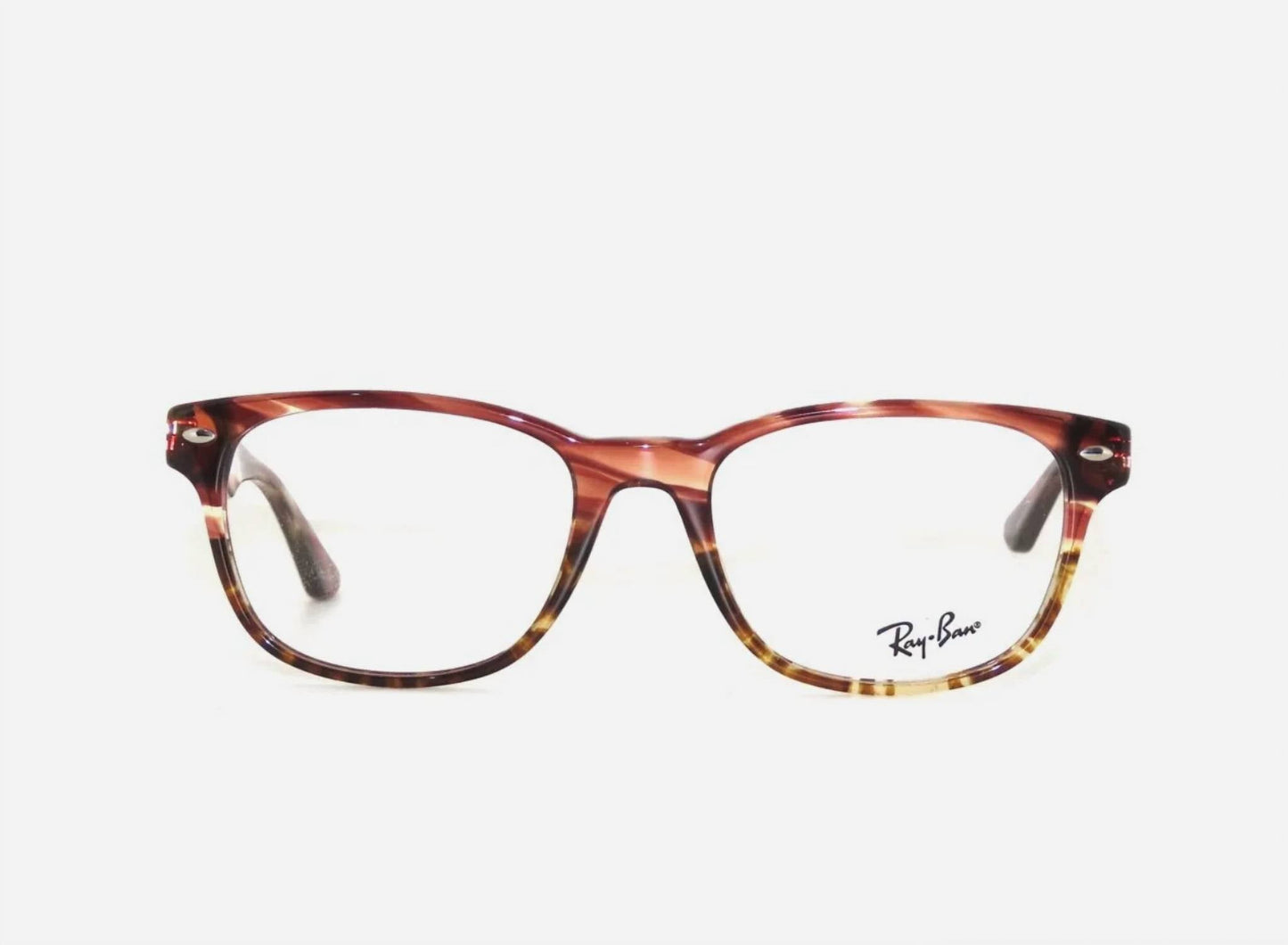 Montura para gafas unisex de montura cuadrada color café y rosado y beige
