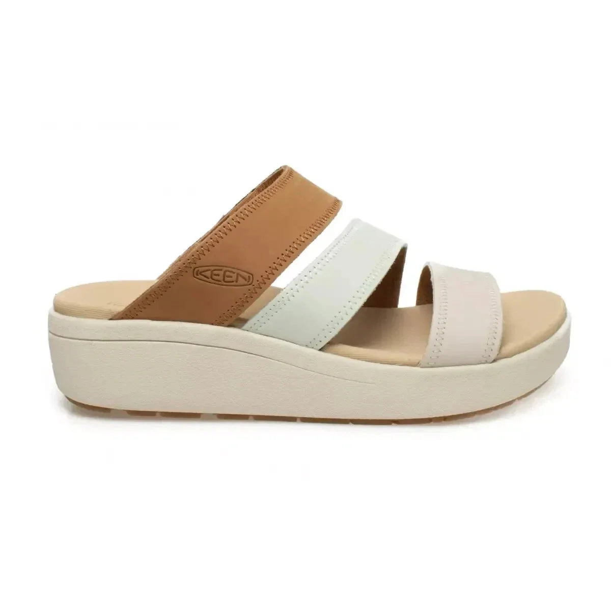 Sandalias de mujer de cuero multicolor
