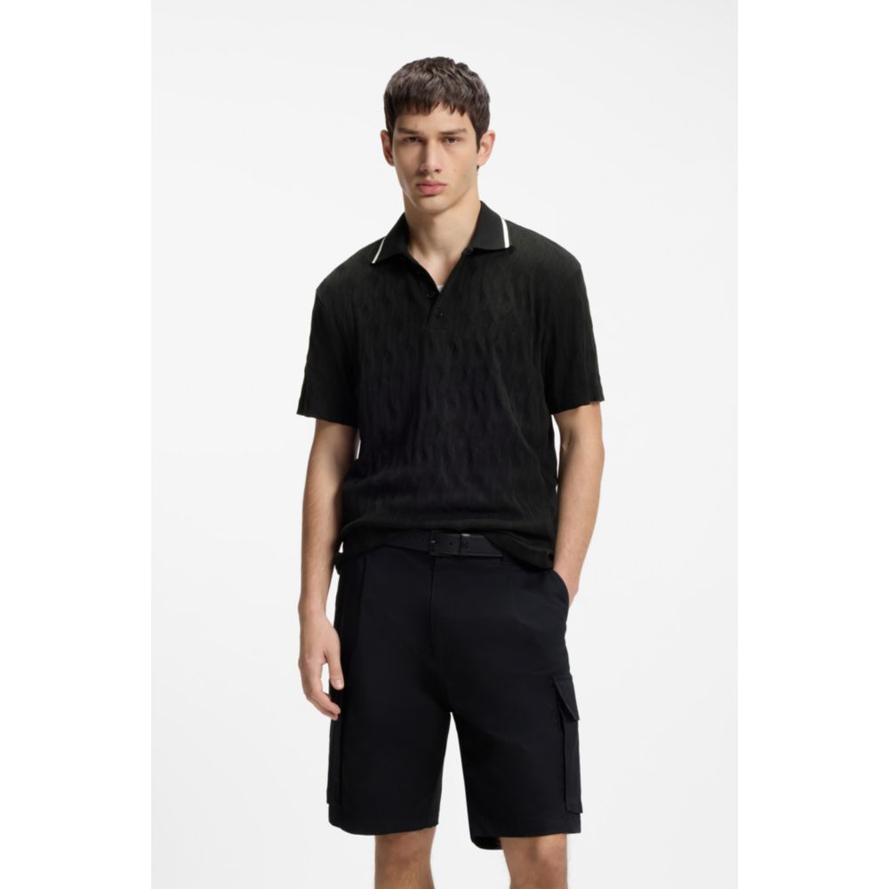 Polo de algodón a rayas