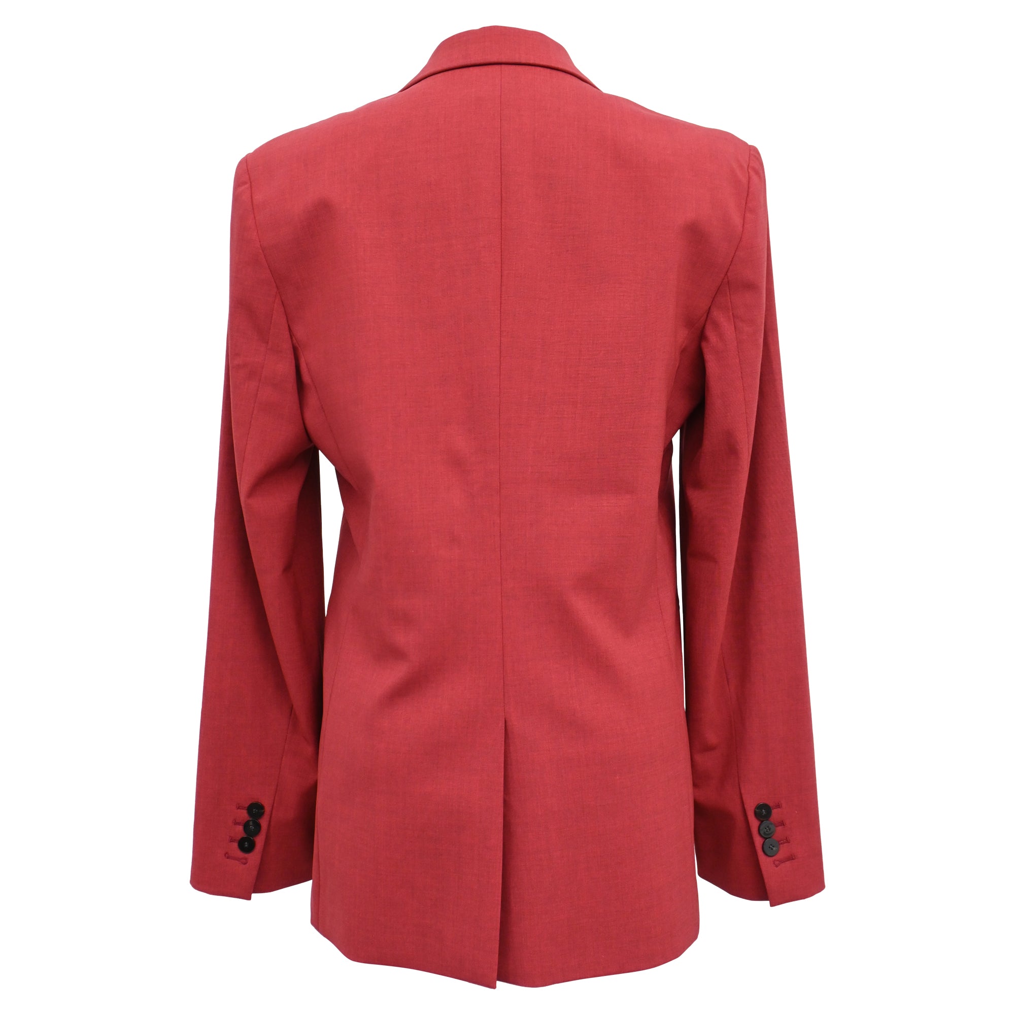 Blazer de lino color rojo