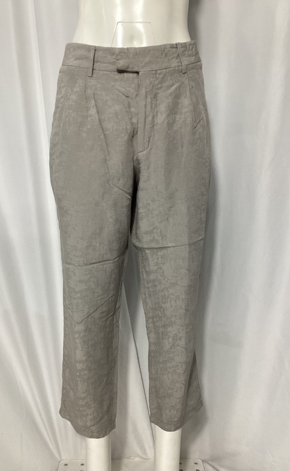 Pantalón de algodón color gris
