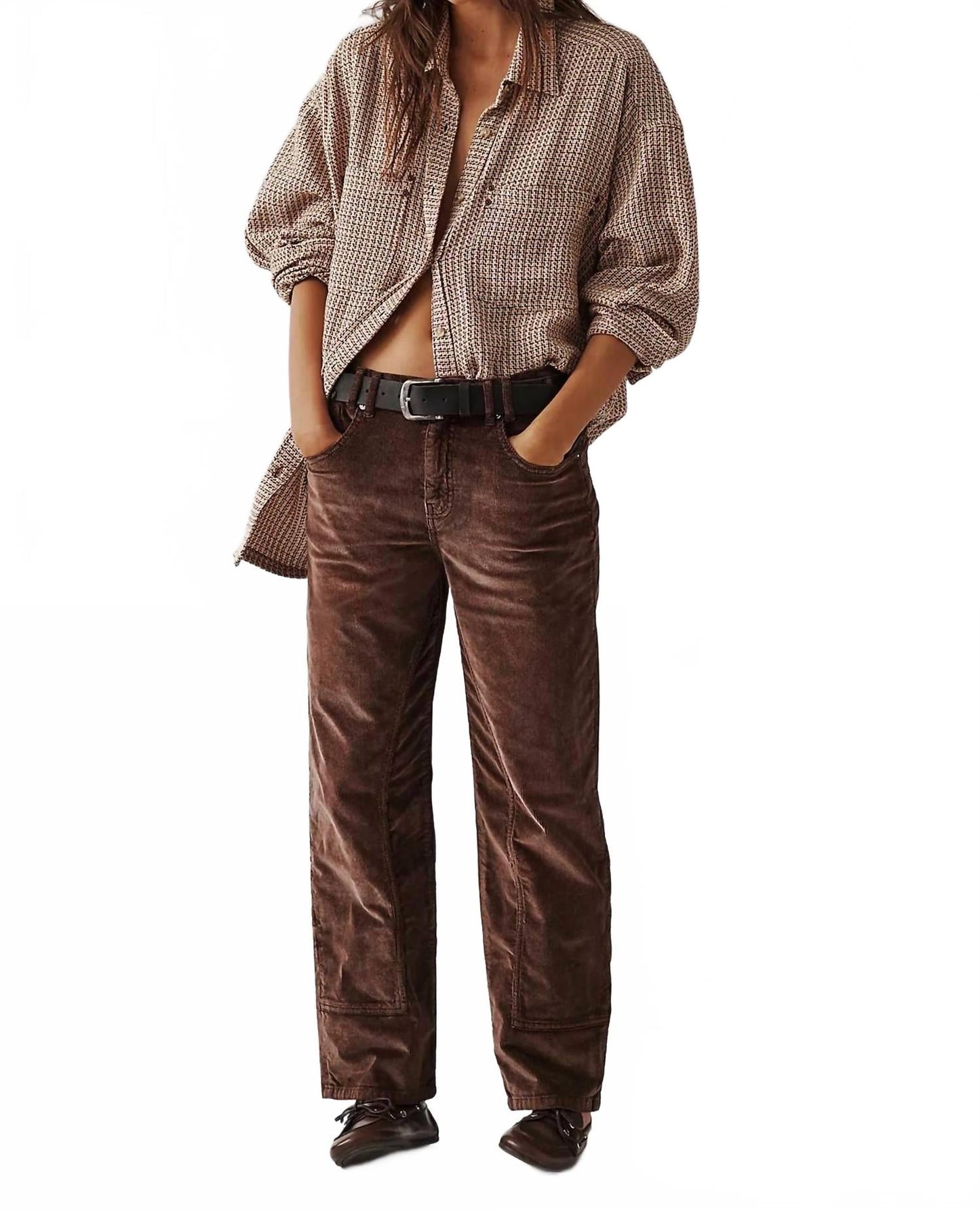 Pantalón de corte recto
