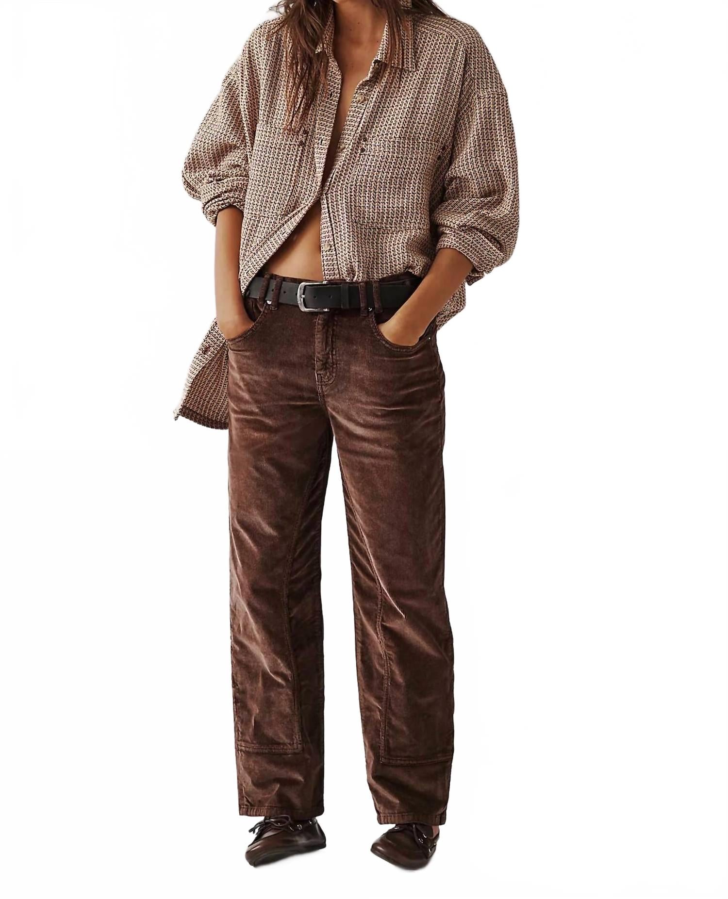 Pantalón de corte recto