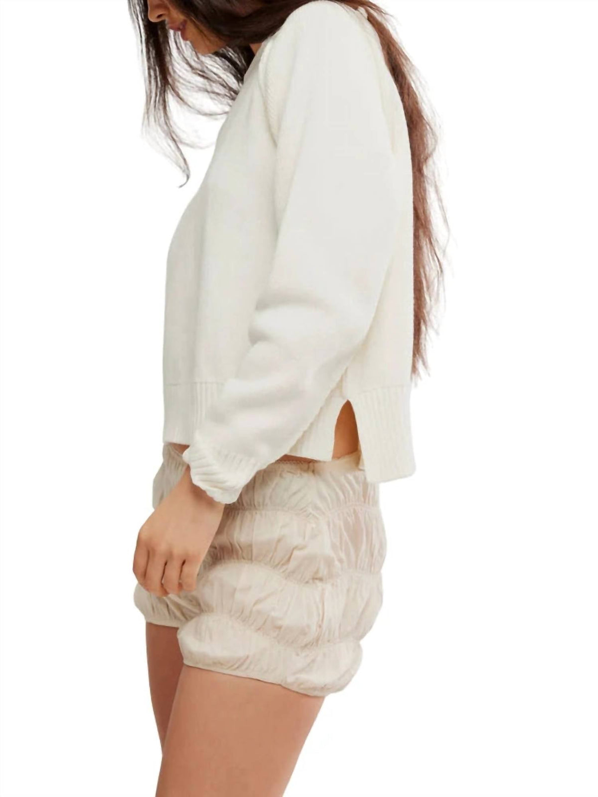 Suéter de mujer color blanco