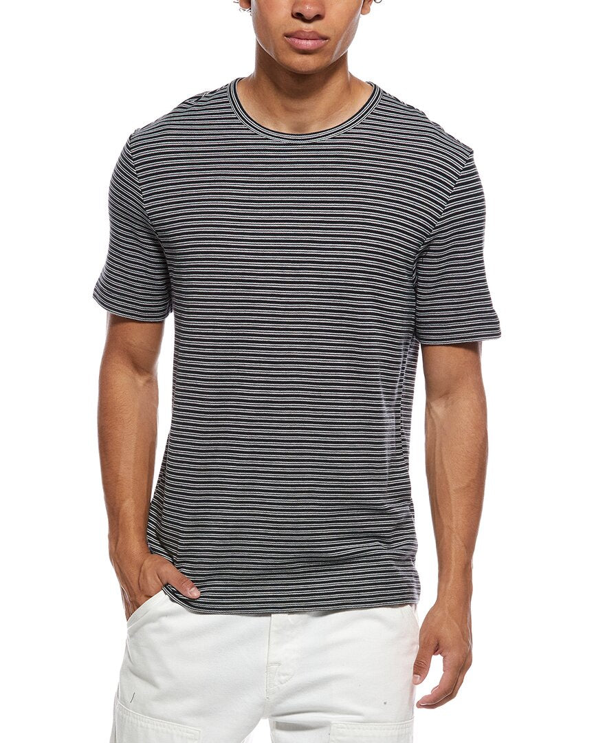 Camiseta con cuello redondo a rayas