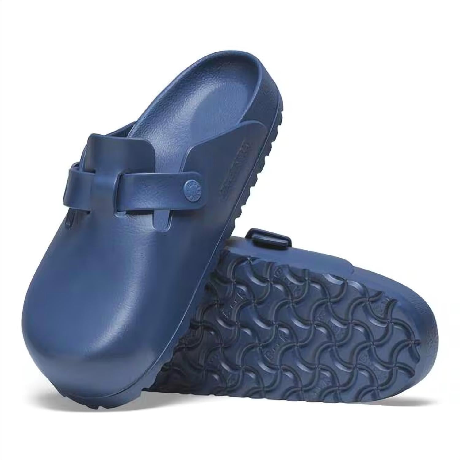 Pantuflas unisex color azul marino
