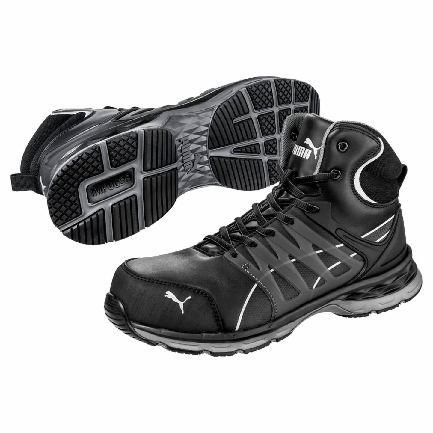 Botas de hombre color negro