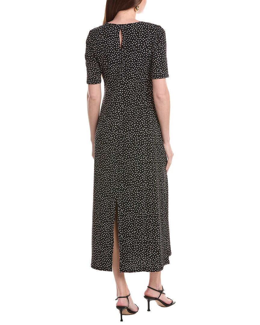 Vince Camuto Maxi Vestido Cuello Redondo Manga 3/4