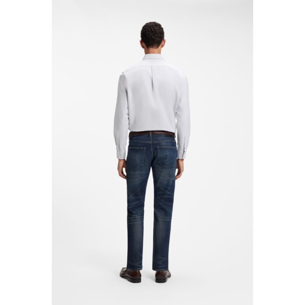 Camisa de algodón a rayas