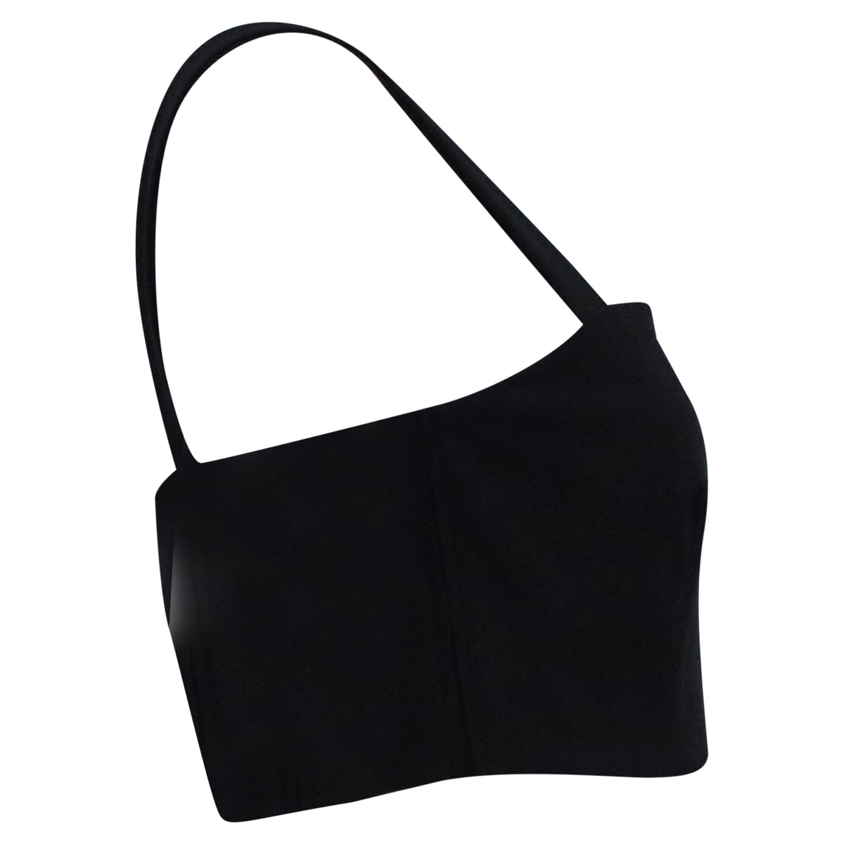 Top sin mangas color negro