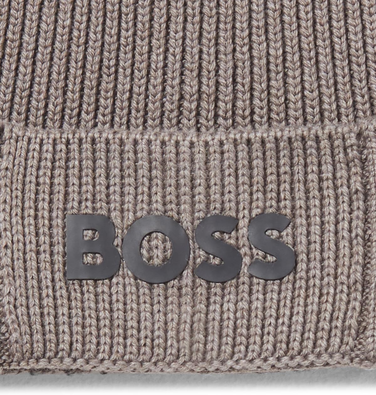 Gorro tejido de hombre color gris