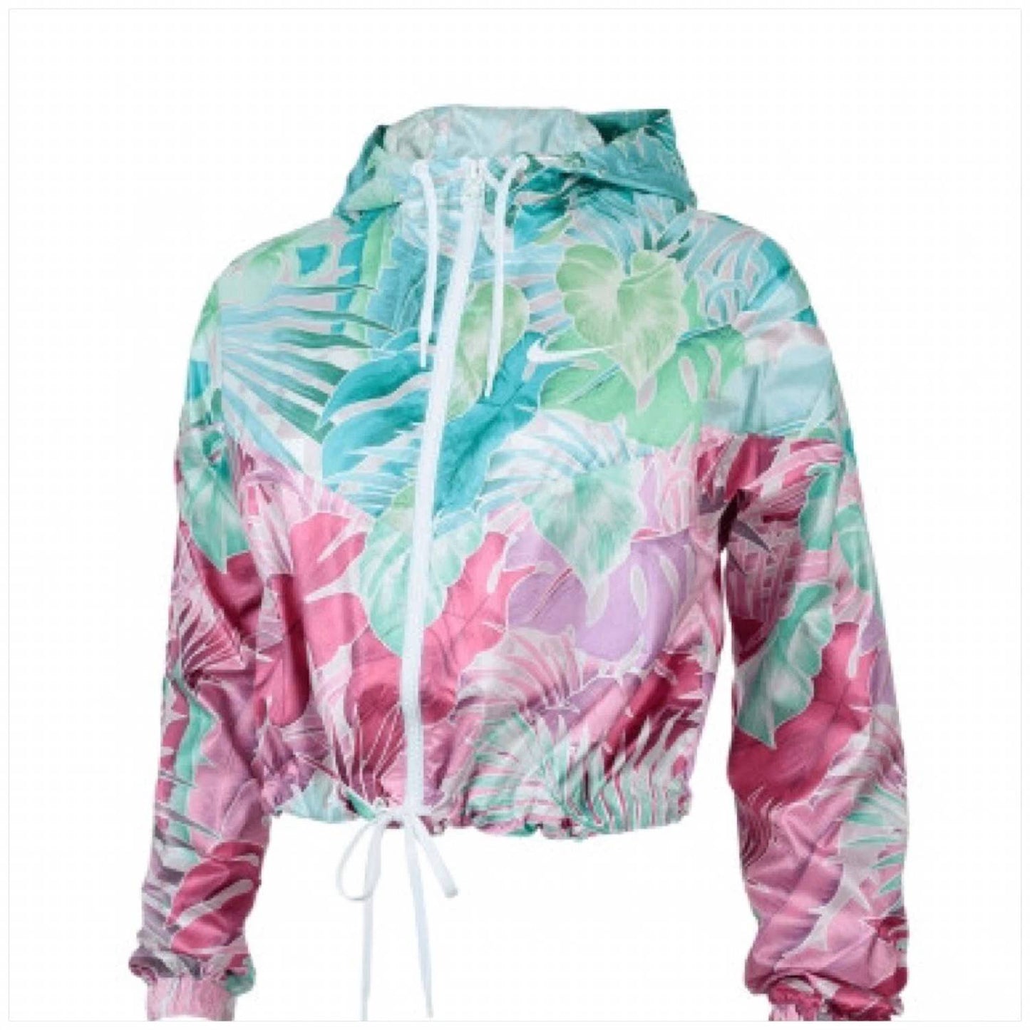 Chaqueta de mujer con estampado floral