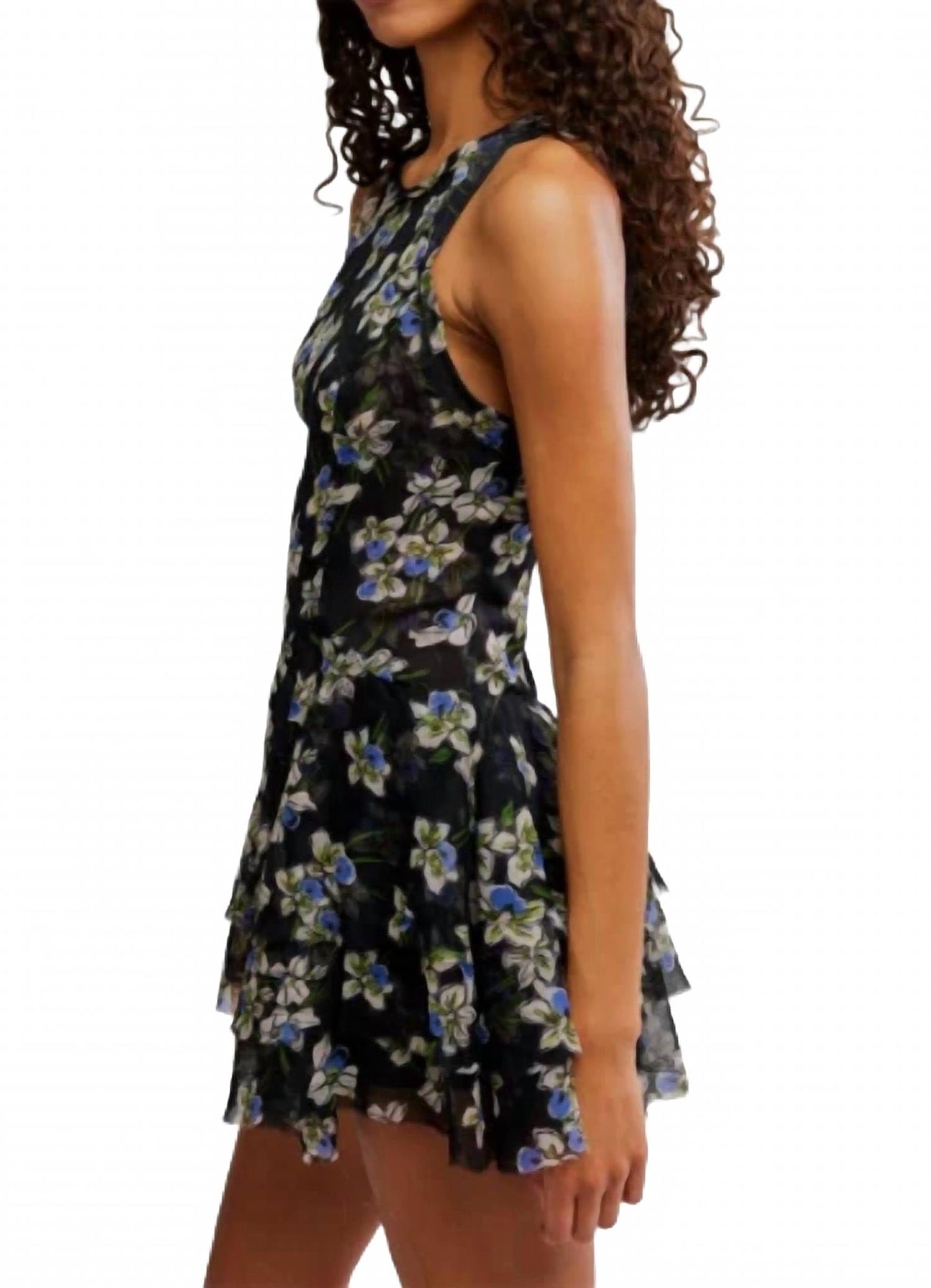 Vestido corto con estampado