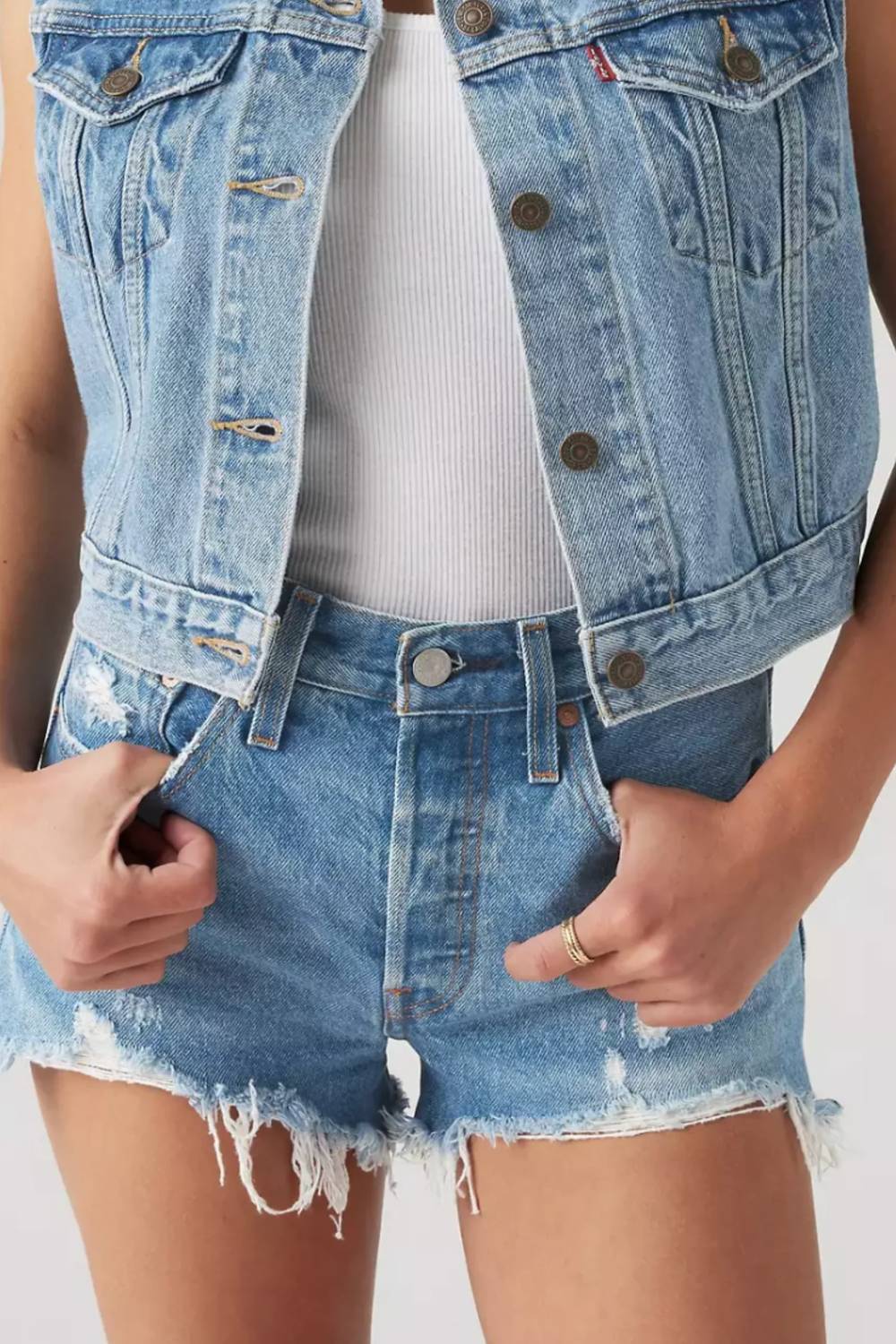 Short de tiro alto