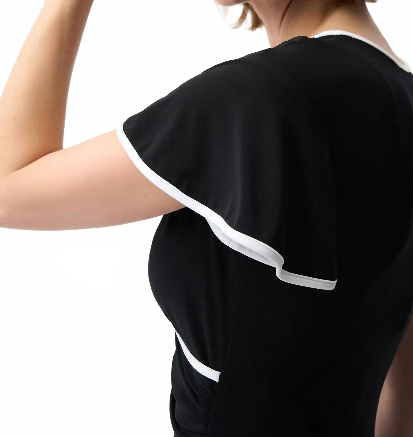Vestido midi color negro