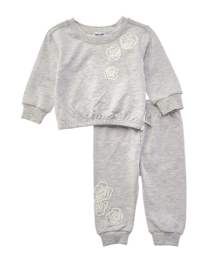 Splendid 2pc Conjunto Bordada Rose Toss