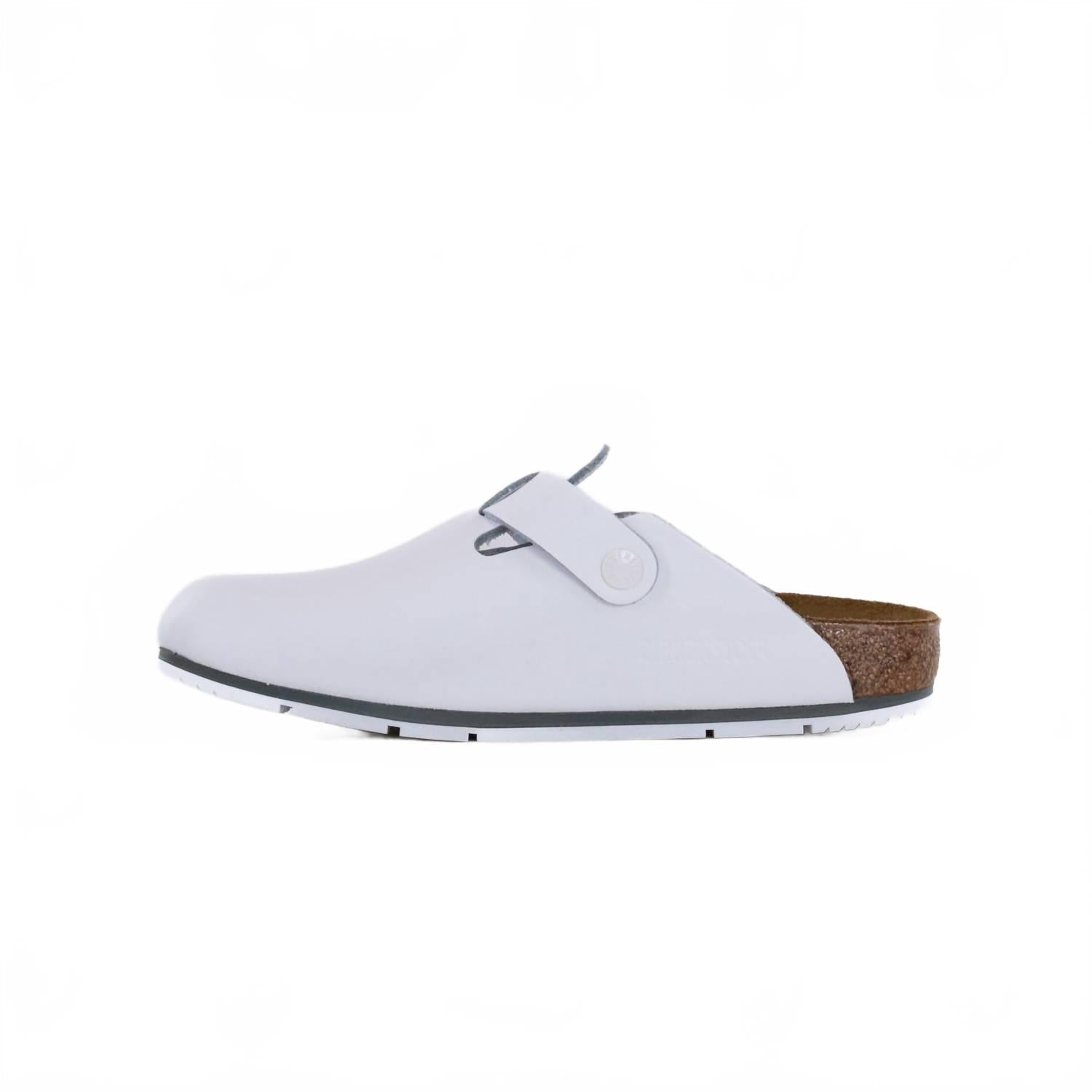 Zuecos de mujer color blanco