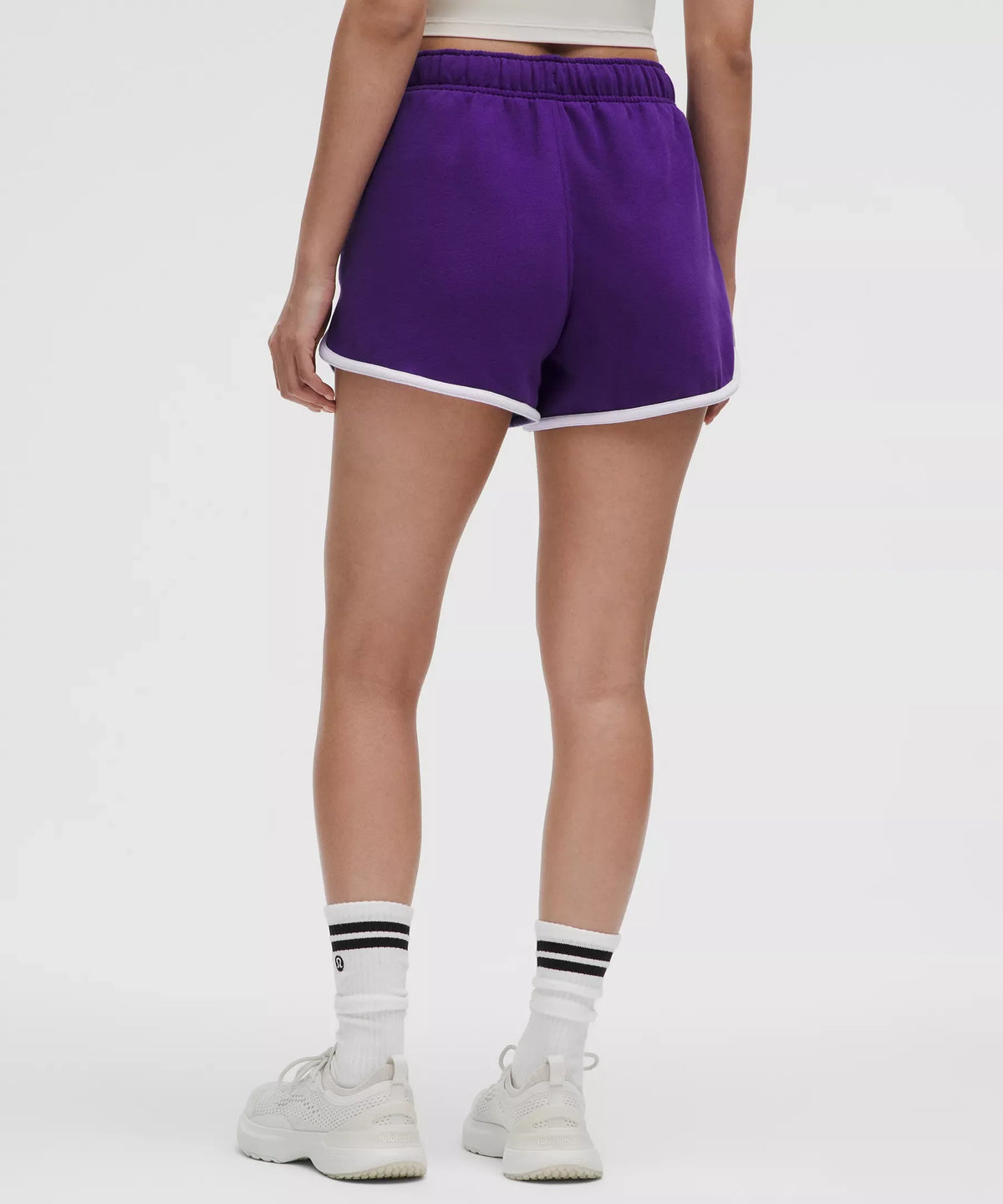 Short de corte amplio de tiro medio