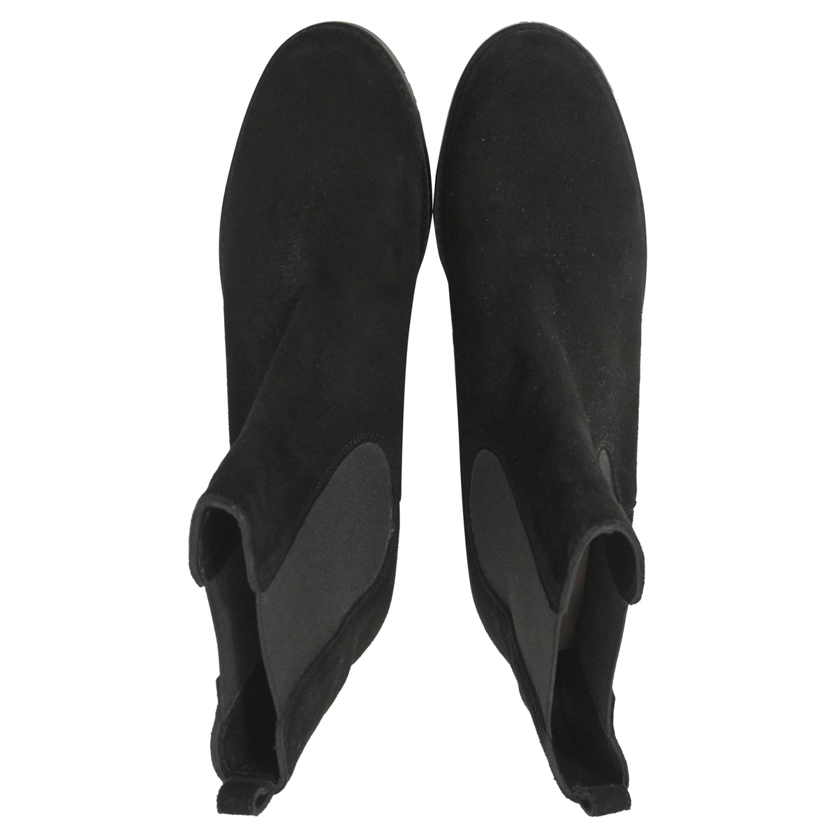 Botas de gamuza color negro