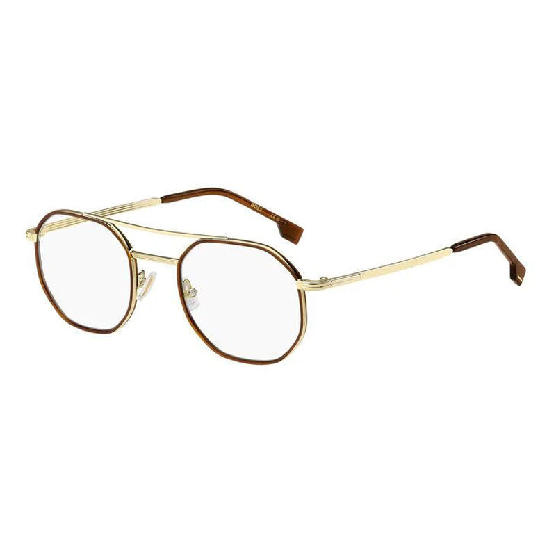 Gafas 50 mm color café y dorado
