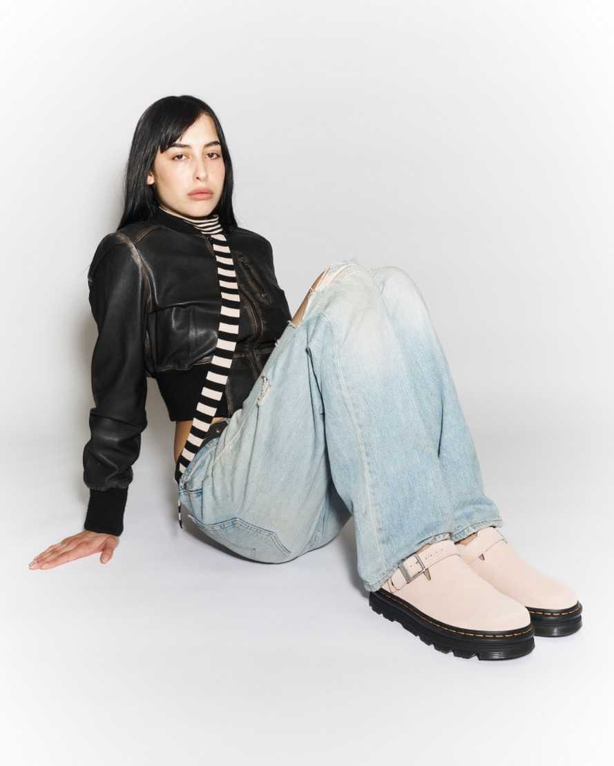 Zapatos de gamuza con plataforma