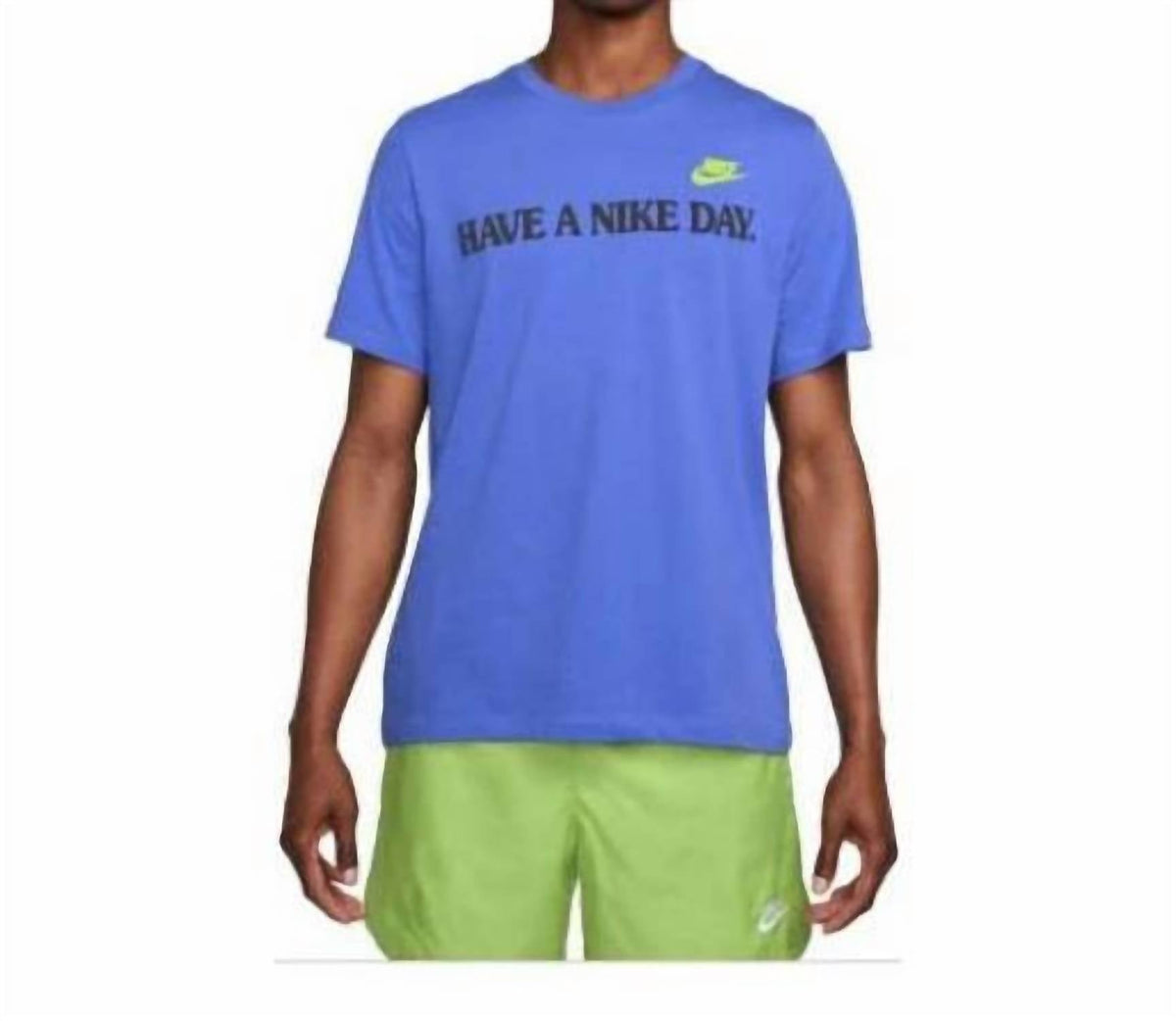 Camiseta de manga corta color azul