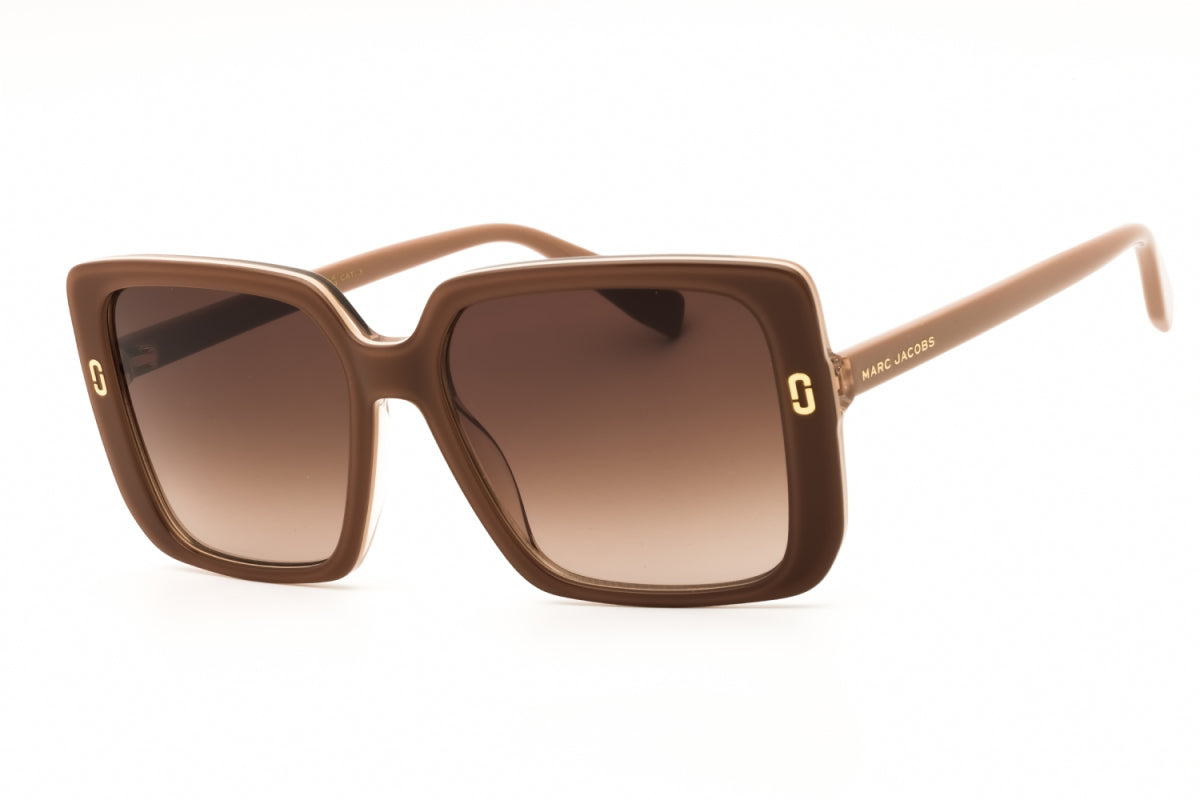 Gafas color café y beige