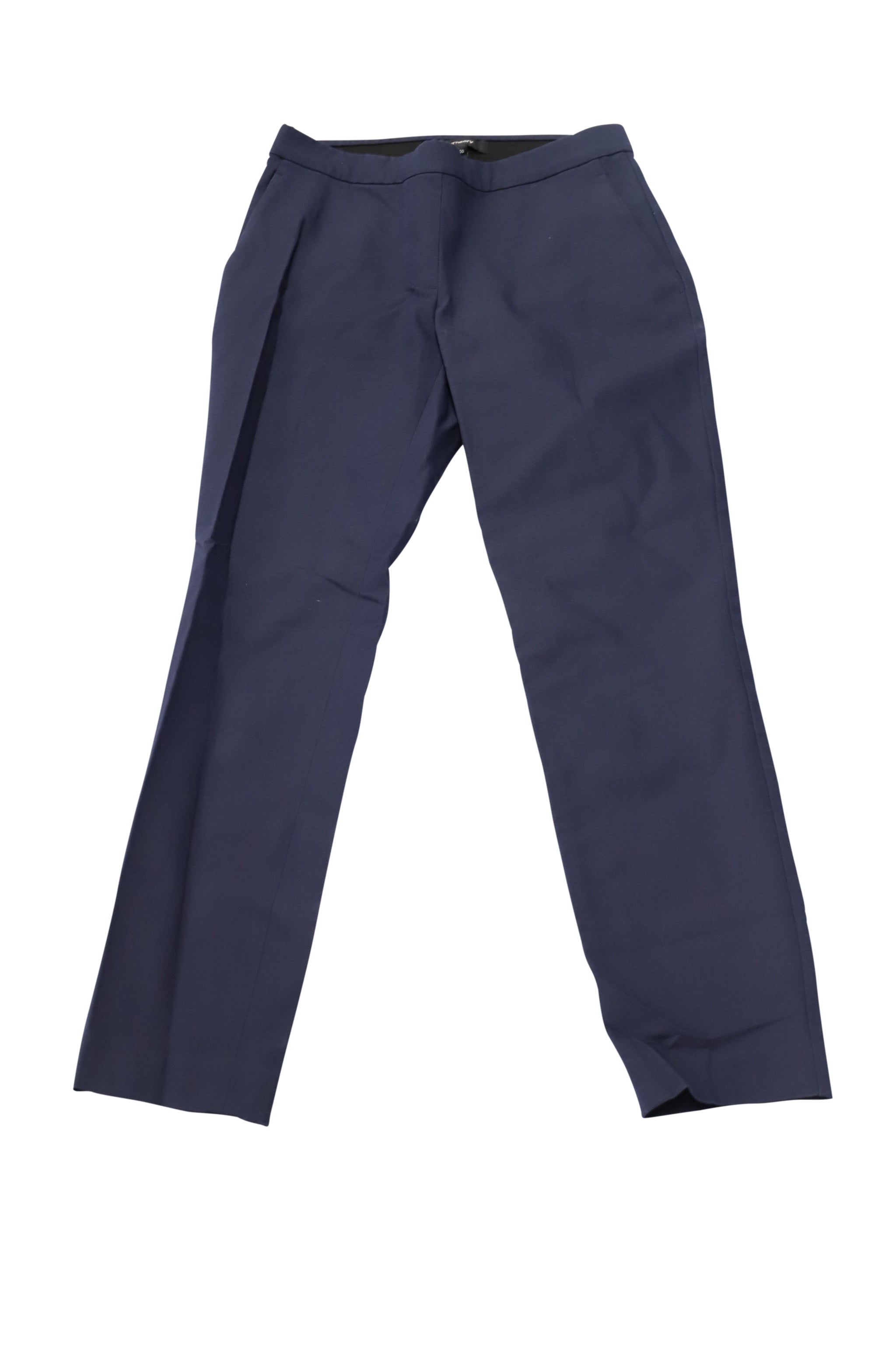 Pantalón de algodón color azul marino