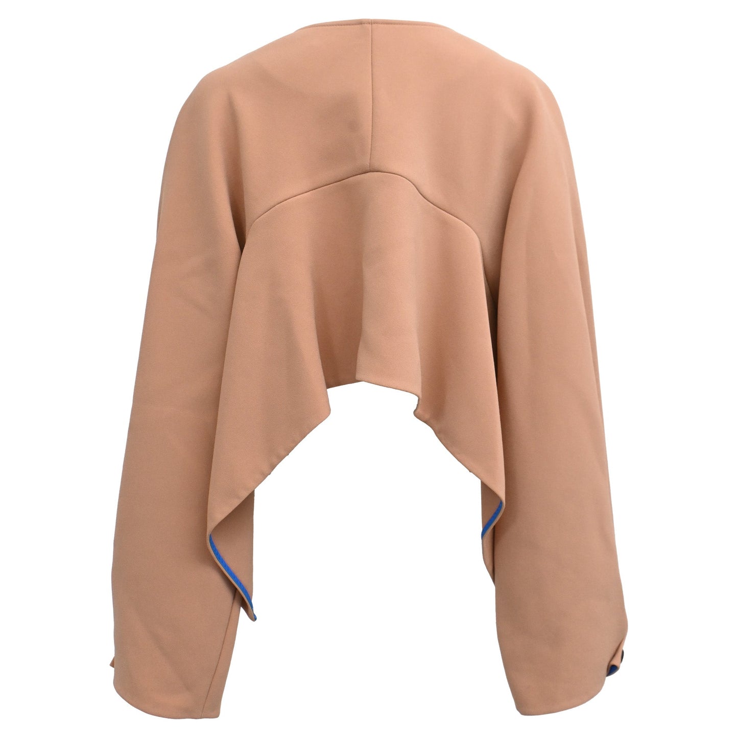 Blazer de acetato color café