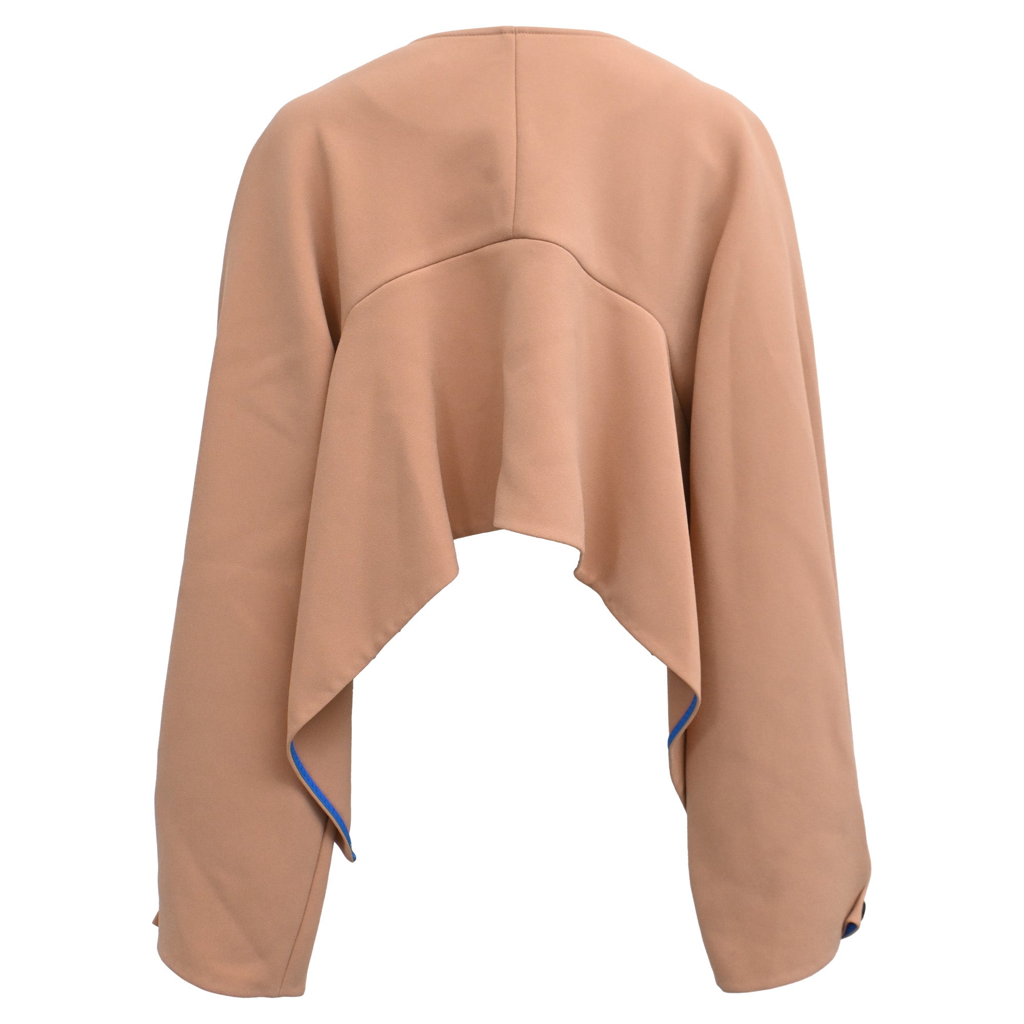 Blazer de acetato color café
