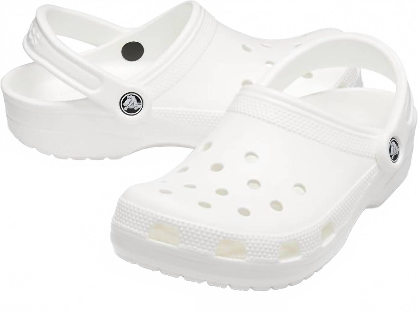 Zuecos unisex color blanco