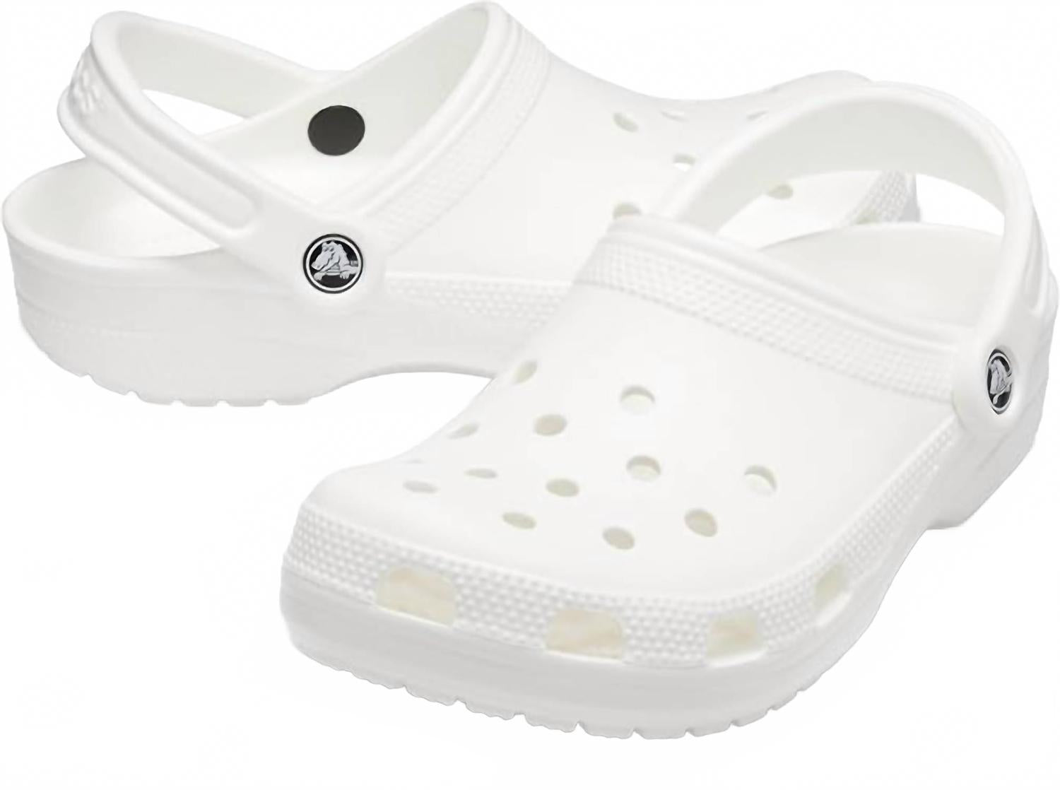 Zuecos unisex color blanco