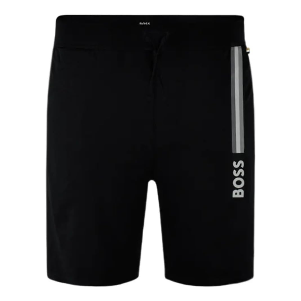 Short de hombre de algodón color negro
