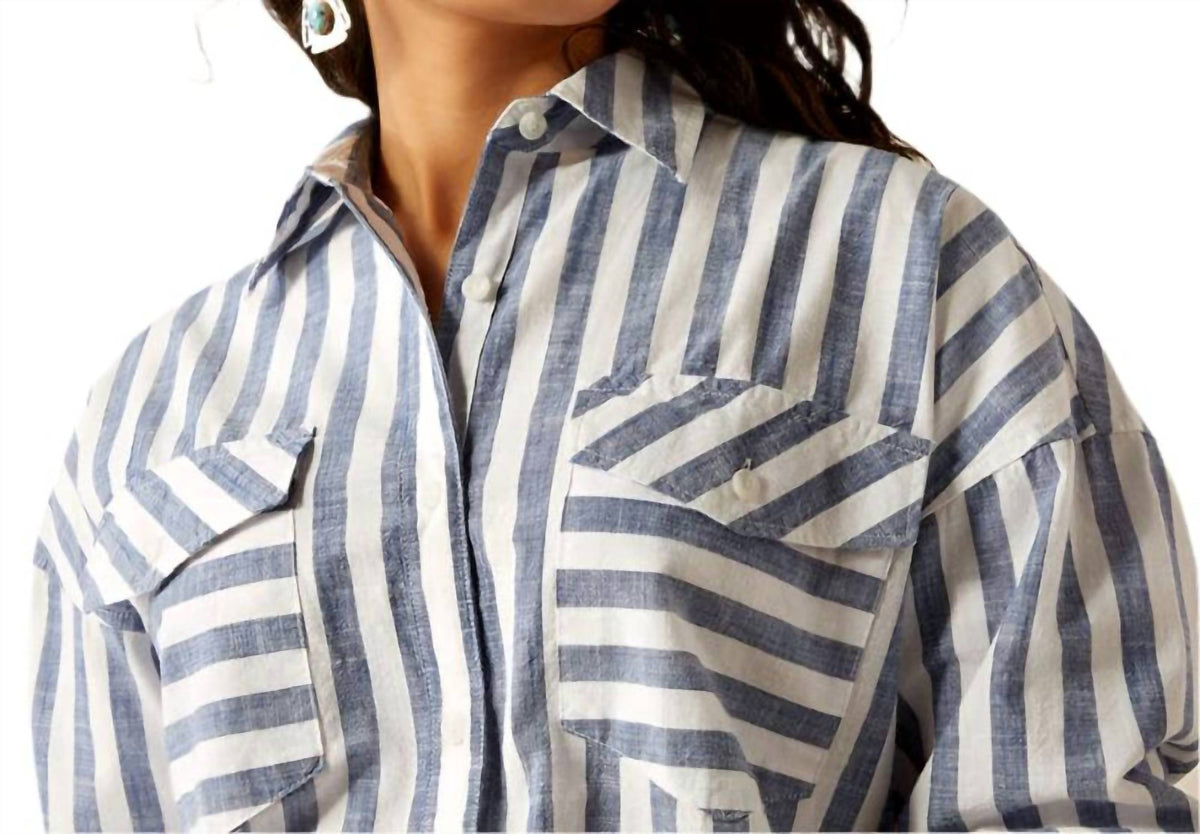 Camisa de mujer a rayas
