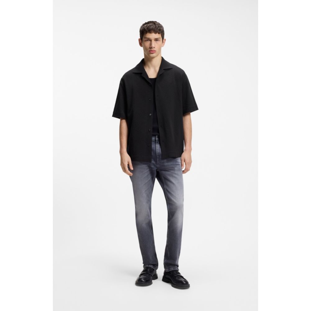 Camisa de algodón de corte amplio