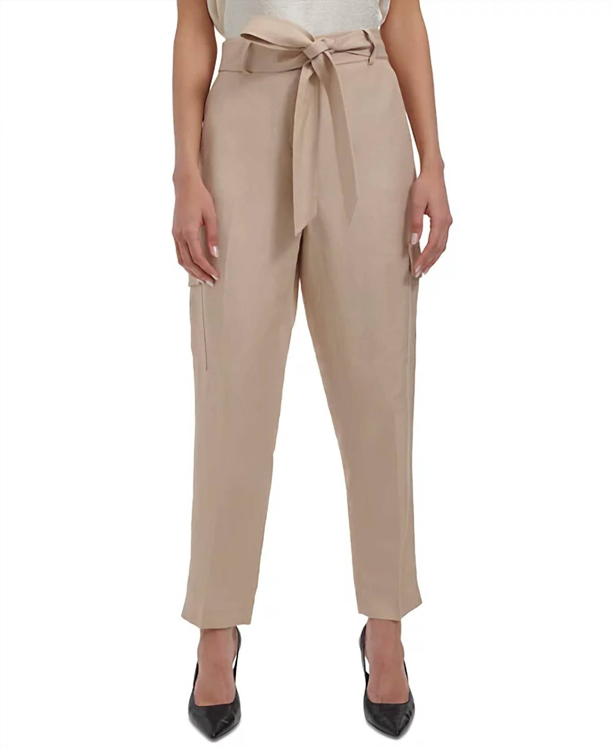 Pantalón de mezcla de lino