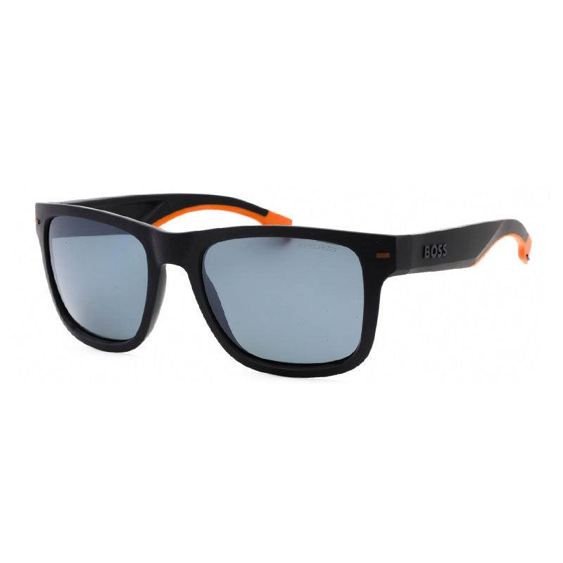 Gafas con lentes polarizados color azul y gris y naranja