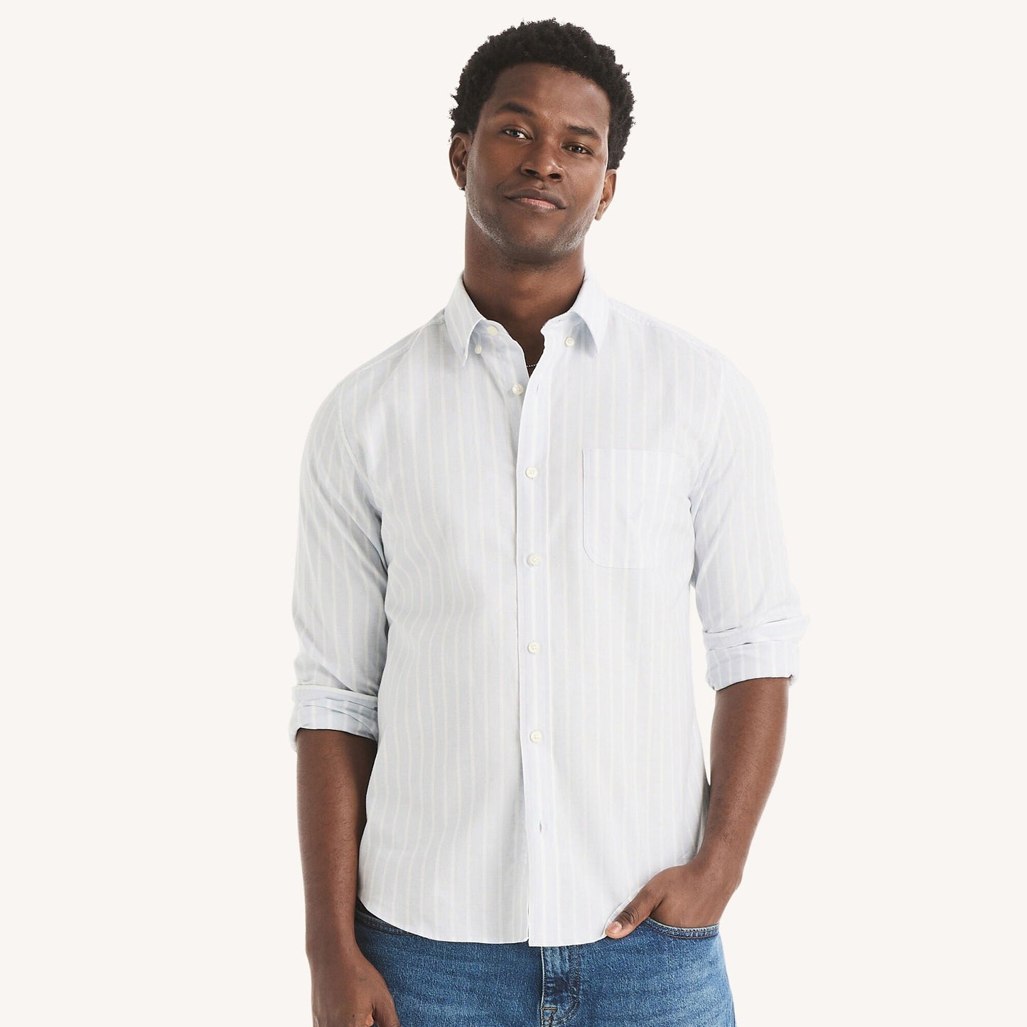Camisa de hombre a rayas