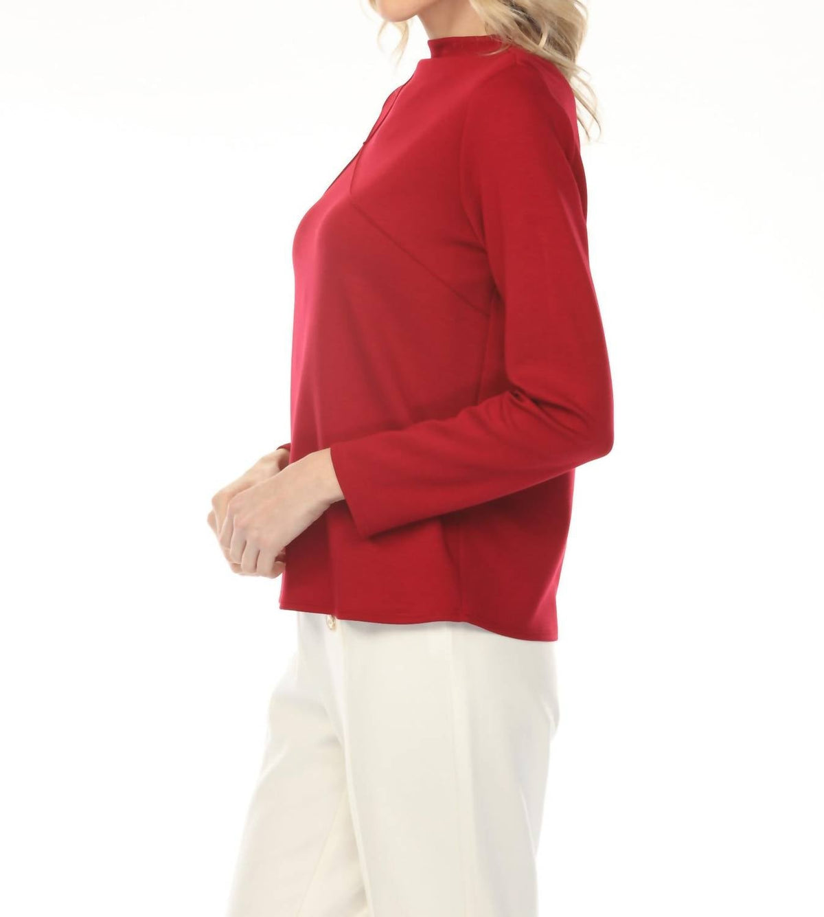 Top con cuello alto