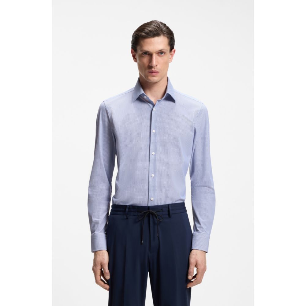 Camisa de corte ajustado con estampado